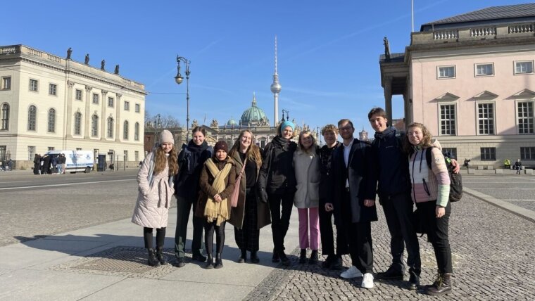 Students from Jena during their stay in Berlin